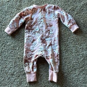 Tiny Tribe pink camo one piece